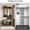 Aheaplus 40'' Freestanding Closet Organizer with Hanging Rods, Closet System with Drawers, Storage Shelves - 4 of 4