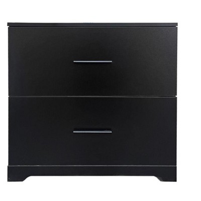 NicBex 2 Drawer Lateral Storage File Cabinet for Home Office Letter/Legal/A4/F4