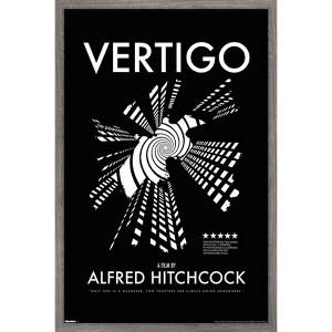 Trends International Alfred Hitchcock - Vertigo (1958) Framed Wall Poster Prints - 1 of 4