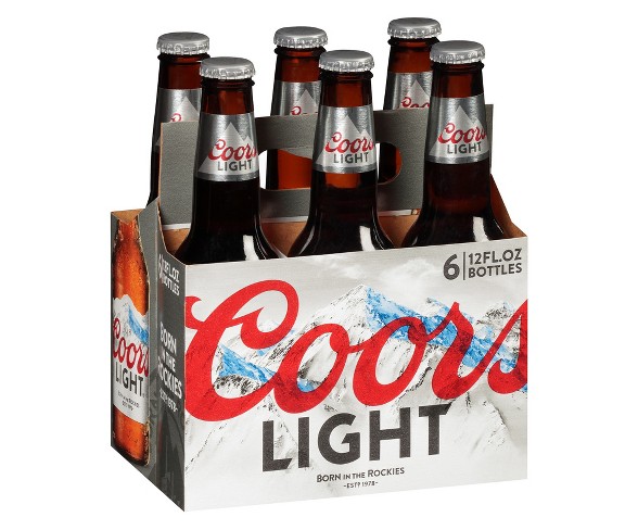 Coors Light&#174; Beer - 6pk / 12oz Bottles