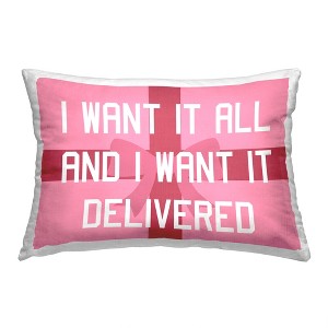 Stupell Industries Gifts Delivered Funny Christmas Indoor Pillow, 14 x 20 - 1 of 3