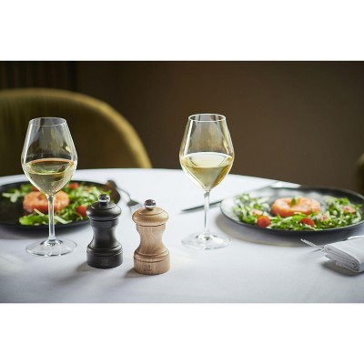 Peugeot Bistro Chocolate and Natural Wood Salt and Pepper Mill Set