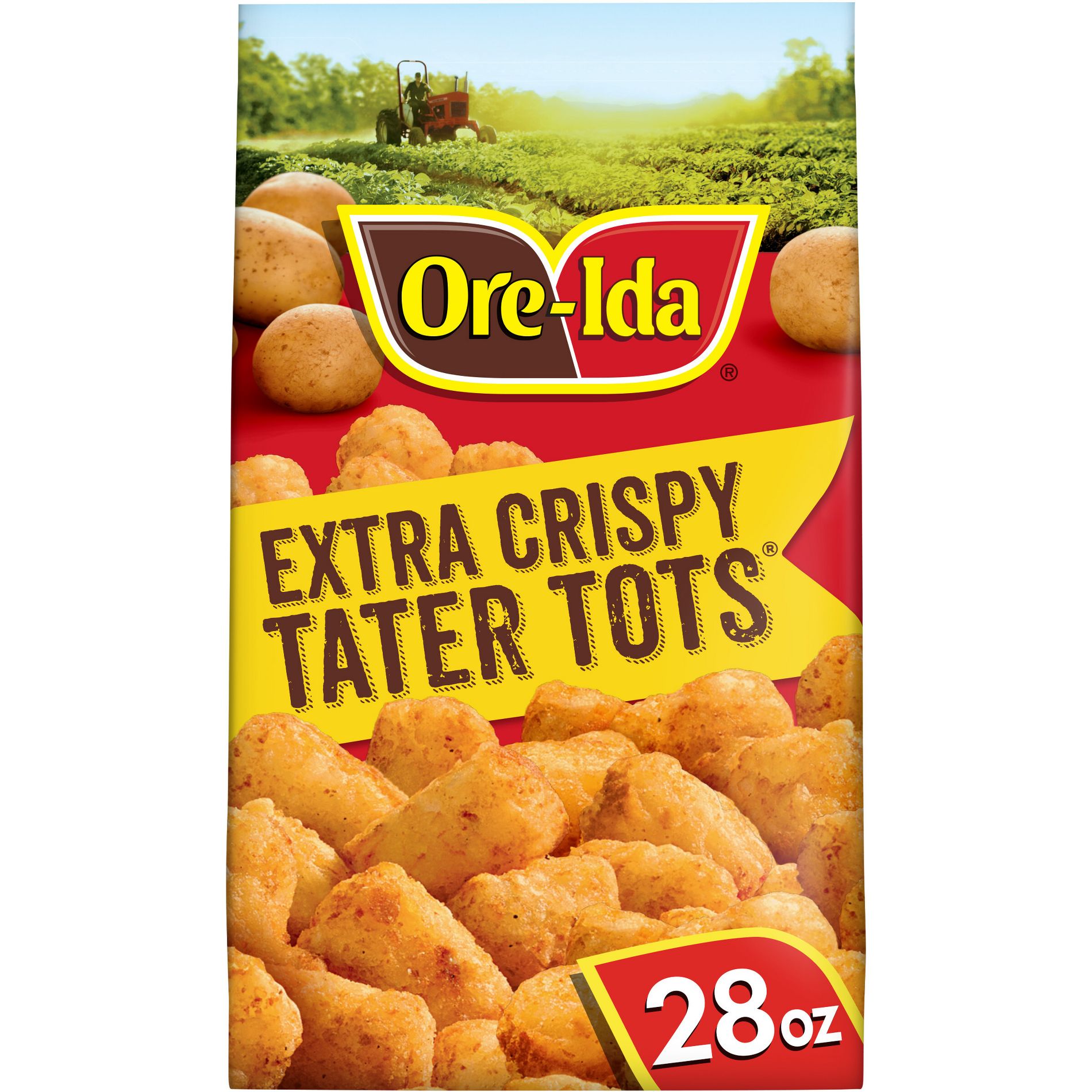 Ore-Ida Gluten Free Extra Crispy Frozen Tater Tots - 28oz