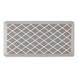 Martha Stewart Miles Modern Diamond Anti-Fatigue Air-Infused Kitchen Mat - 1 of 4