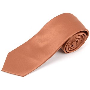 Men's Solid Color 2.75 Inch Wide And 57 Inch Long Slim Neckties - 1 of 4