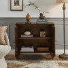 GDFStudio Duarne Mid-Century Modern 33.58" Storage Cabinet with Double-Door and Adjustable Shelf - 2 of 4