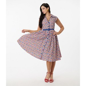 Unique Vintage Women's Shirt Dress - 1 of 4