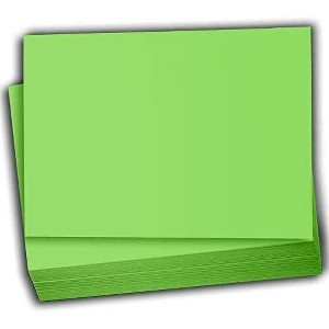 Hamilco Colored Scrapbook Cardstock Paper 4x6 Card Stock Paper 65 lb Cover 100 Pack (Green Apple) - 1 of 4