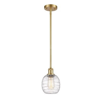 Belfast - 1 Light Mini Pendant In Industrial Style-9 Inches Tall and 6 Inches Wide