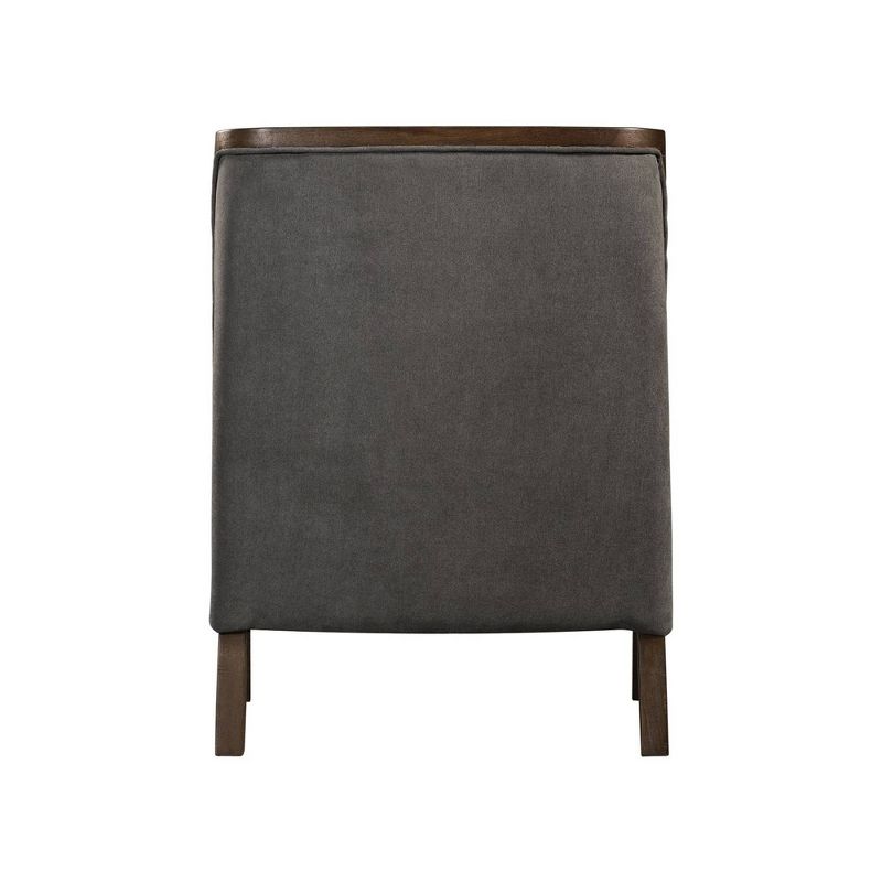 Dayna Accent Chair with Brown Frame - Picket House Furnishings, 4 of 12