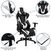 Emma and Oliver Desk Bundle - Gaming Desk, Cup Holder, Headphone Hook and Reclining Chair - image 4 of 4