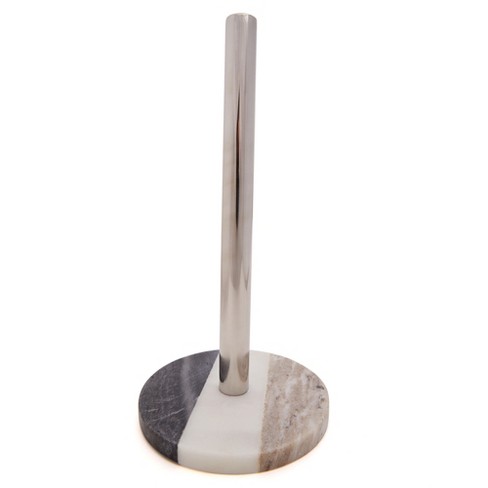 Lexi Home Marble Counter Paper Towel Holder - Mount Grey : Target