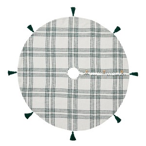 Pine Grove Plaid Tree Skirt 55 VHC Brands - 1 of 4