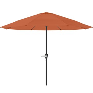 Nature Spring 9-ft Easy Crank Patio Umbrella with Vented Canopy for Deck, Balcony, Backyard, or Pool - 1 of 4