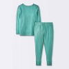 Toddler 2pc Snug Fit Long Sleeve Ribbed Pajama Set - Cloud Island™ - 2 of 4