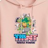 Women's - Teenage Mutant Ninja Turtles - Turtle Power Americana Cropped Graphic Hoodie - 2 of 3