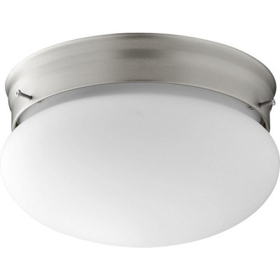 Quorum Lighting 2 - Light Flush Mount in  Satin Nickel