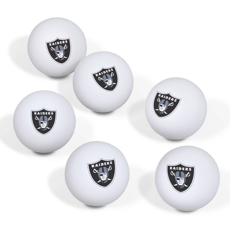 NFL Las Vegas Raiders Table Tennis Balls - 36pk, 1 of 5