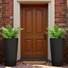 NAYSAYE 2PCS 23.6" Tall Planter for Outdoor Plants Plastic Flower Pots, Front Porch Furniture for Garden Pots Patio Balcony, 13"*13"*23.6" - 2 of 4