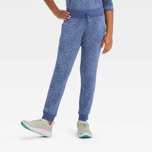 Blue joggers girls on sale