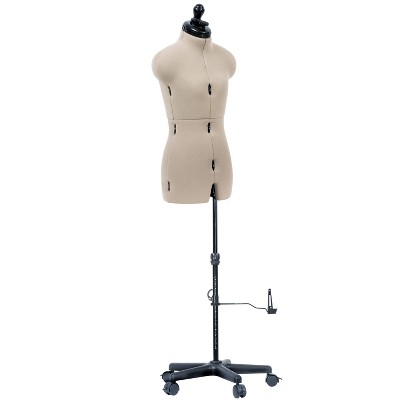 Dritz Petite My Double Designer Dress Form: Small Sewing Mannequin for Female Garments, Beige