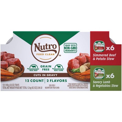 Nutro Grain Free Cuts in Gravy Wet Dog Food - 3.5oz/12ct
