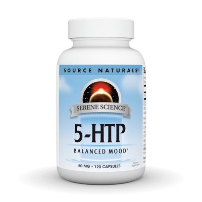 5-HTP 50MG by Source Naturals, Inc.  -  120 Capsule