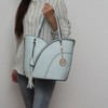 MKF Collection Imogene Two-tone Whip Stitches Vegan Leather Women’s Shoulder bag with Wallet by Mia K - 3 of 4
