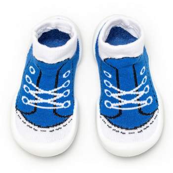 Komuello Toddler First Walk Sock Shoes - Sneakers Blue