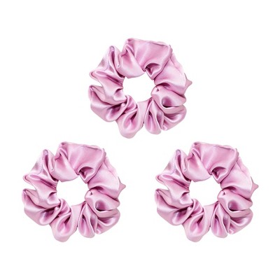 LA Glam Co. Hollywood Halo 100% Silk Scrunchies - 3-Pack