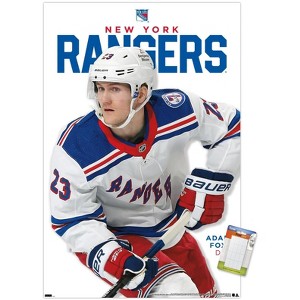 Trends International NHL New York Rangers - Adam Fox Feature Series 23 Unframed Wall Poster Prints - 1 of 4