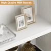 71.65" Farmhouse Arched Bookcase, 5-Tier Wooden Storage Shelf, Decorative Bookshelf for Living Room and Home Office - 3 of 4