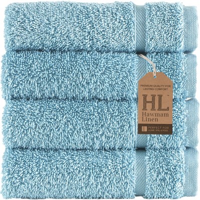 Hawmam Linen Washcloth Linen Set Original Turkish Cotton, Hotel Quality for Maximum Softness & Absorbency Face Towels for Hand, Kitchen & Cleaning