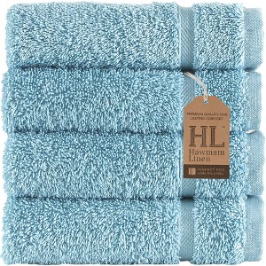 Hawmam Linen Washcloth Linen Set Original Turkish Cotton, Hotel Quality for Maximum Softness & Absorbency Face Towels for Hand, Kitchen & Cleaning - 1 of 4