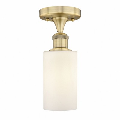 Clymer - 1 Light Semi-Flush Mount In Art Deco Style-9.63 Inches Tall and 3.88 Inches Wide