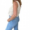 Women's Carleigh Crochet Cropped Top - MIOU MUSE - 2 of 3