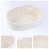 REGALWOVEN Odorless Cotton Rope Handcrafted Compact Multiple Use Open Storage Bins 3 Packs - 2 of 4