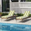 Crestlive Products Patio Outdoor Chaise Lounge Cushion Beige 2 PC - 2 of 4