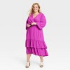 Women's Long Sleeve Wrap Dress - Knox Rose™ - 3 of 3