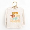 The Juniper Shop SmileyWorld Have The Day You Deserve Groovy Toddler Long Sleeve Tee - 2 of 4