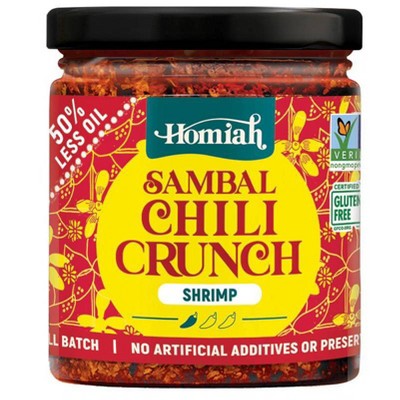 Homiah Sambal Chili Crunch Shrimp - 6oz