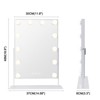 VANITII Hollywood Vanity Makeup Mirror- 12 LED Bulbs -12''×16'' -White-3 Color Adjustable - 4 of 4