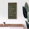 Kendrick Home Love Makes This House A Home Wall Art Green - 3 of 4