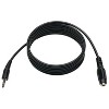 Tripp Lite 3.5-mm Male/Female 4-Position TRRS Stereo Headset Audio Extension Cable, 6 Ft., Black, P318-006-MF - 2 of 2