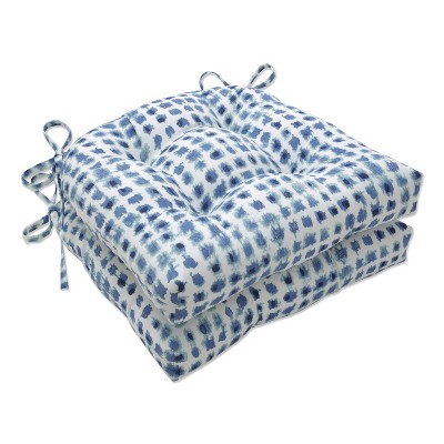 2pk Outdoor/Indoor Large Chair Pad Alauda - Pillow Perfect