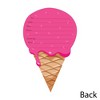 Big Dot of Happiness Sweet Shoppe - Shaped Fill-in Invites - Candy and Bakery Birthday Party or Baby Shower Invite Cards with Envelopes - Set of 12 - 3 of 4