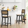 Tormod Backed Cane Counter Height Barstool - Threshold™ - 2 of 4