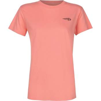 Reel Life Women's Ocean Washed V-neck T-shirt - 2xl - Lavender : Target