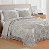 Collections Etc Lotus Chenille Bedspread - 2 of 3