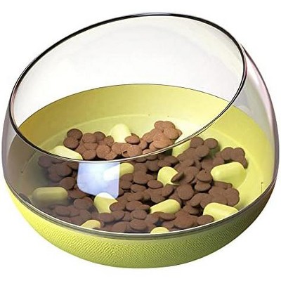 40 oz. Tumbowl' Slow Feeding Pet Bowl in Green